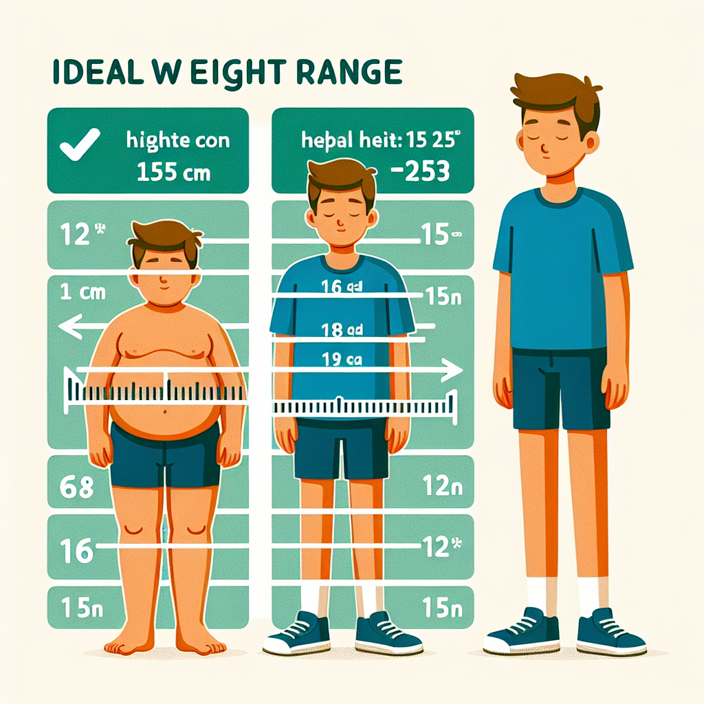 норма веса при росте 155 12 лет